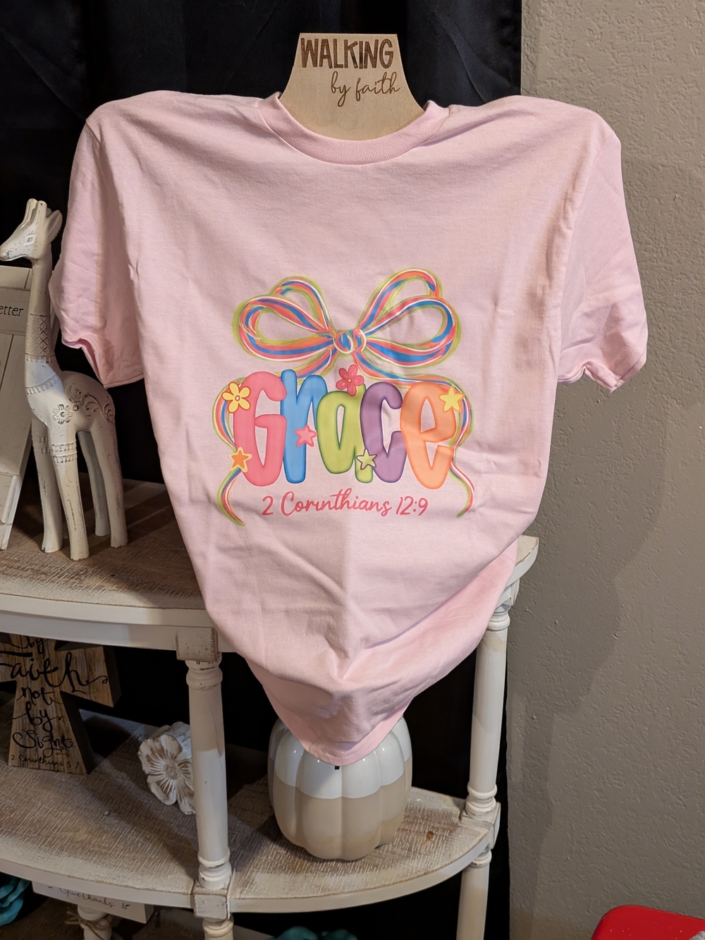 Grace Graphic Tee - Pink